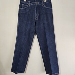 Vintage Calvin Klein Indigo Straight Fit Jeans Men's‎ Size 34x29 USA 80's Denim